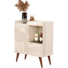 Buffet Essenciale Pés Retro Off White