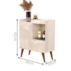 Buffet Essenciale Pés Retro Off White