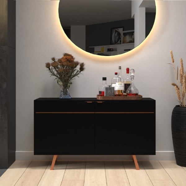 Buffet Estante Aparador Estilo Retrô Organizador Lançamento P