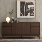 Buffet Float 180,5 Cm Com 4 Portas E 2 Gavetas