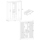 Buffet Gold 3 Portas - Mel/perola - Primus