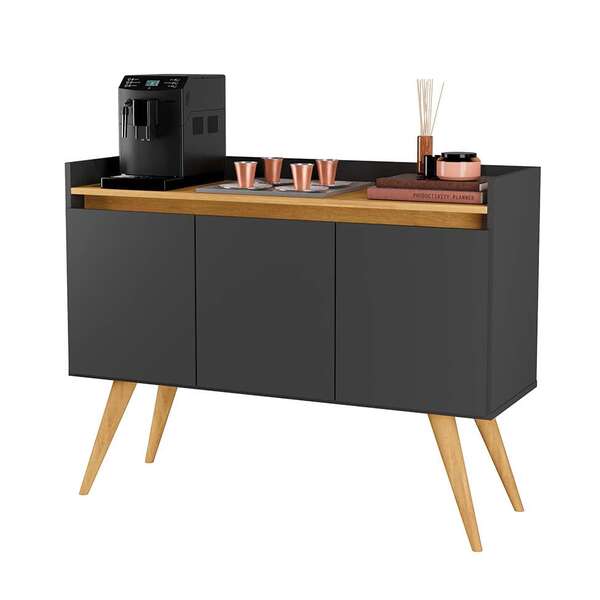 Buffet Gold 3 Pt Preto E Mel