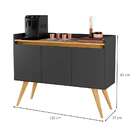 Buffet Gold 3 Pt Preto E Mel