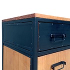 Buffet Gourmet Industrial Com 3 Gavetas, 3 Portas E 4 Rodízios