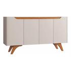 Buffet Grécia 4 Portas Mavaular Off White Naturalle