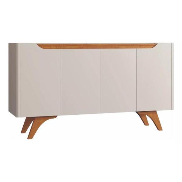 Buffet Grécia 4 Portas Mavaular Off White Naturalle
