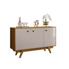 Buffet Harmonia 3 Portas Jcm Móveis Freijó/off White