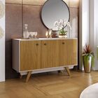 Buffet Harmonia 3 Portas Jcm Móveis Off/freijó