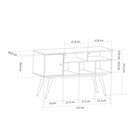 Buffet Hesper Branco 123 Cm
