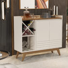 Buffet Iaris Com Adega Off White/freijo – Giga Móveis