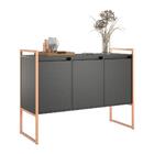 Buffet Industrial 3 Portas Rouxe