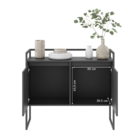 Buffet Industrial Para Sala Irlanda Preto