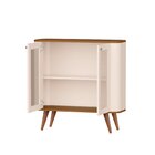 Buffet Jb 1900 2 Portas Em Rattan Pérola/nature Pérola/nature