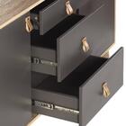 Buffet Kaya Com 2 Portas - Natural/grafite