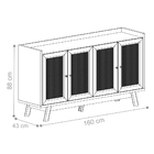 Buffet Leon Freijó Off White