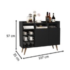 Buffet Life Black - Germai Móveis