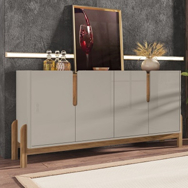 Buffet Lizz 1.70 Off White/cedro - Casa D Móveis