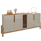 Buffet Lizz 1.90 Off White/cedro - Casa D Móveis