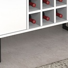 Buffet Londres 2 Portas Estilo Industrial Branco Base Preto C