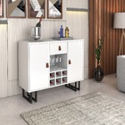 Buffet Londres 2 Portas Estilo Industrial Branco/preto