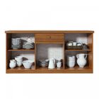 Buffet Luanda New 3 Portas E 1 Gaveta Lopas Rovere Naturale