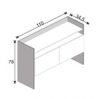 Buffet Luar 2 Pt Branco