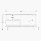 Buffet Luxo Balcão Moderno 4 Portas Pés Palito Retrô Cantinho