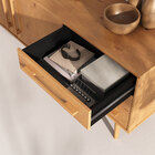 Buffet Madeira 170cm Atemporal 3 Gavetas Espaço Amplo Freijó