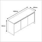 Buffet Madrid Cedro/off White - Casa D Móveis