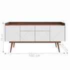 Buffet Meggie Dakota Branco