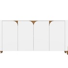 Buffet Memphis Branco/cedro - Casa D Móveis