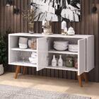 Buffet Multiuso 120cm 2 Portas 4 Pés Palito Sala De Estar