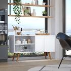 Buffet Multiuso 4 Pés Palito & 2 Portas Sala De Estar 120cm