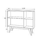 Buffet Noites 3 Pt Preto E Marrom