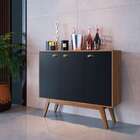 Buffet Noites 3 Pt Preto E Marrom