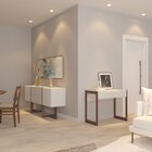 Buffet Ondas 2 Portas E 2 Gavetas - Amêndoa Preto