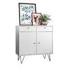 Buffet Ônix 2 Gv 2 Pt Branco