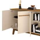 Buffet Opala 4 Pt Off White E Cinamomo