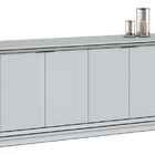 Buffet Ópera Branco Acetinado - Imcal Móveis