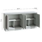 Buffet Ópera Off White Com Freijó - Imcal Móveis