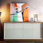 Buffet Ópera Off White Com Freijó - Imcal Móveis