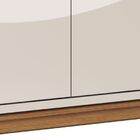 Buffet Ópera Off White Com Freijó - Imcal Móveis