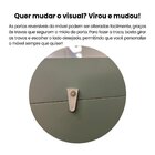 Buffet Palhinha Rattan Charlotte 1 Porta 80cm Carvalho/menta