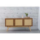 Buffet Para Sala 3 Portas Bosco - Freijó E Natural - Meu Móve