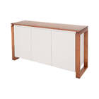 Buffet Para Sala 3 Portas Prisma - Branco - Meu Móvel De Made