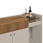 Buffet Para Sala Amêndoa Off White Shopjm