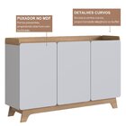 Buffet Para Sala De Jantar 150x96x40cm John 3 Portas 150cm Br