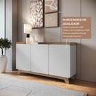 Buffet Para Sala De Jantar 150x96x40cm John 3 Portas 150cm Br
