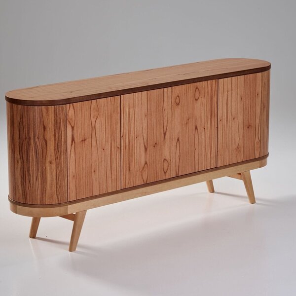 Buffet Para Sala De Jantar 180 Cm Laminado Vigo Mel