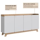 Buffet Para Sala De Jantar 200x96x40cm John Branco/freijó